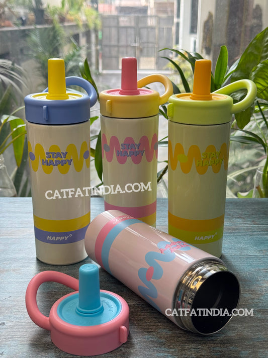 Stay Happy Premium Sipper Bottle with Handle