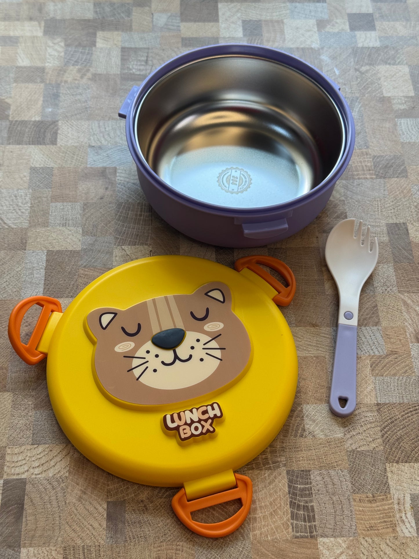Happy Joy Round Bento Box