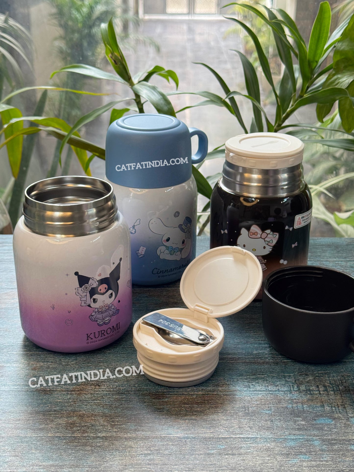 Kids Stainless Steel Food Jar with Spoon