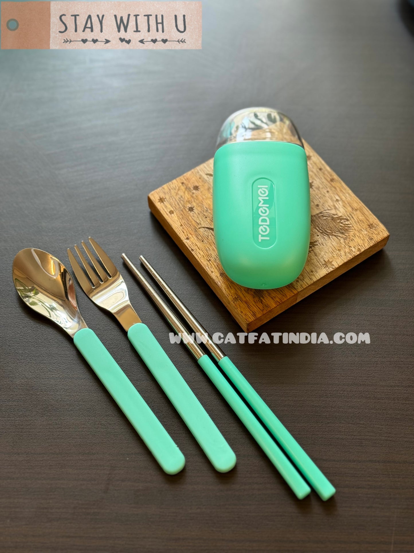 Travel Kawaii Cutlery Set