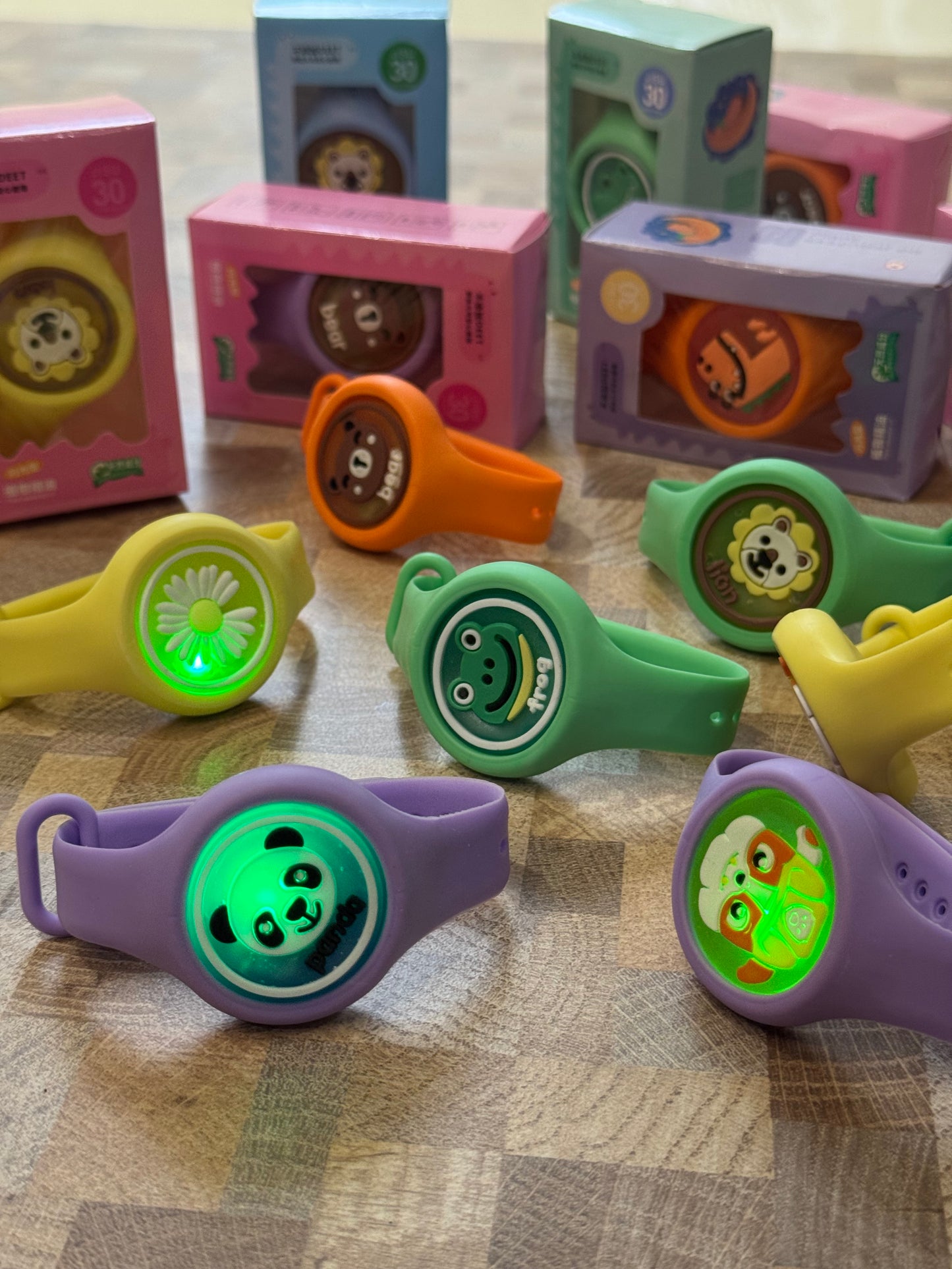 Mini Glow Character Wristband