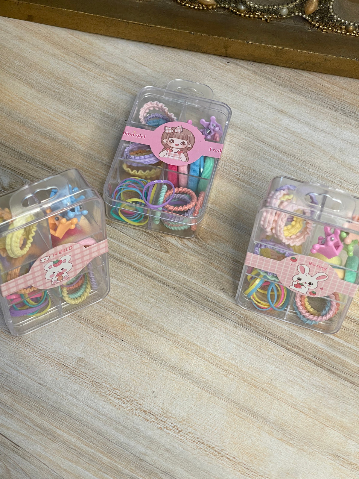 6 In 1 Pastel hair accessories Set