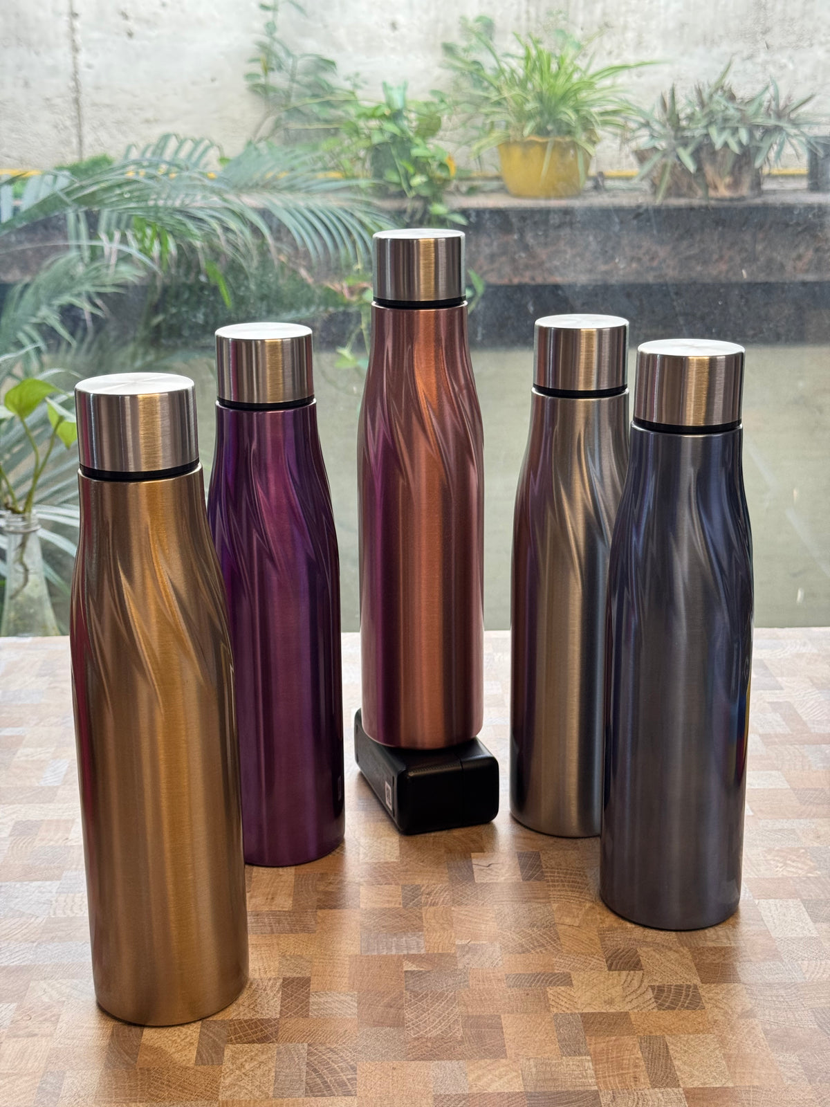 Signature Curve Steel Bottle
