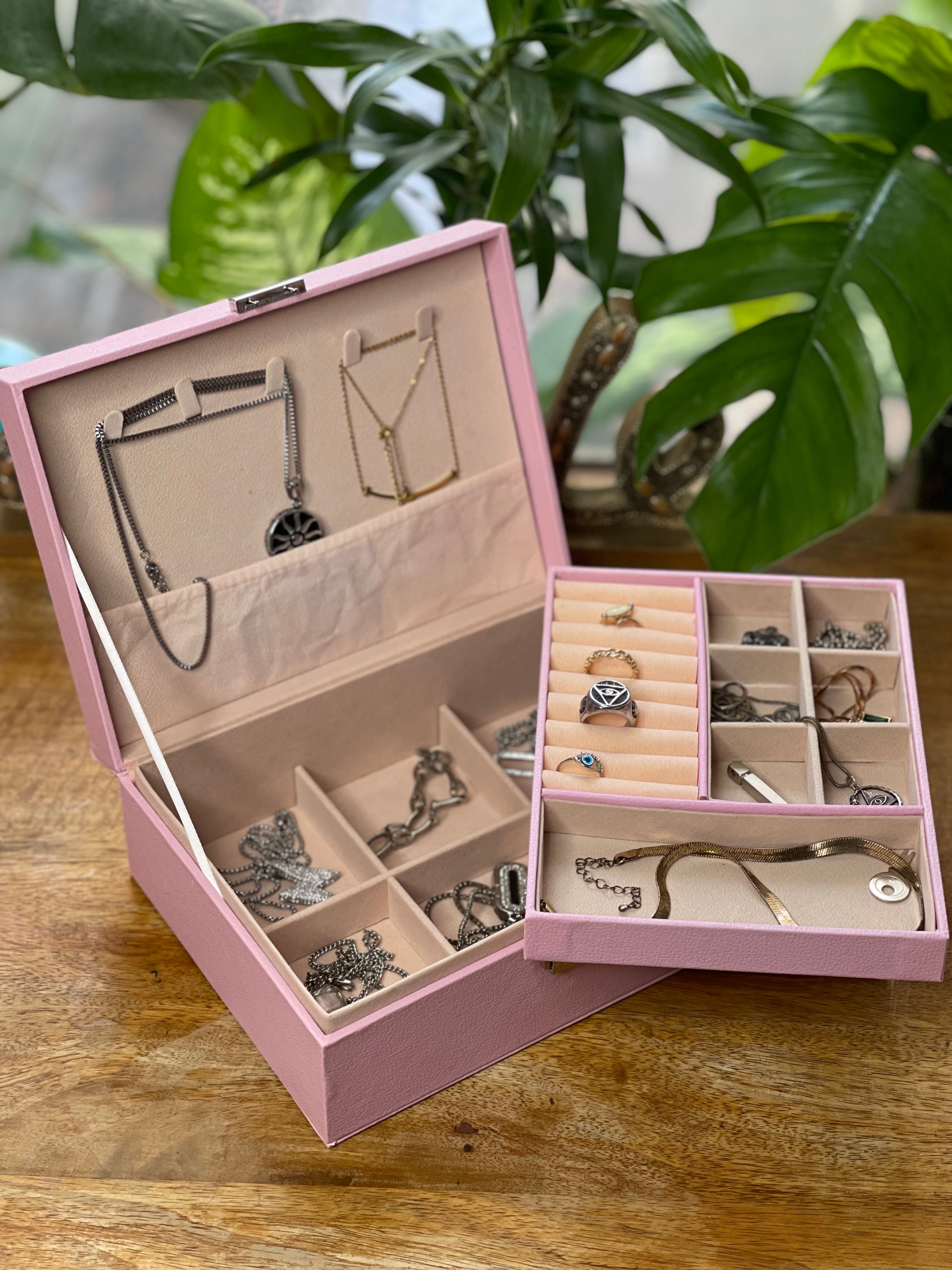 Large Jewelry Box Organizer Women | Jewelry Organizer Holder - Jewelry  Packaging & Display - Aliexpress