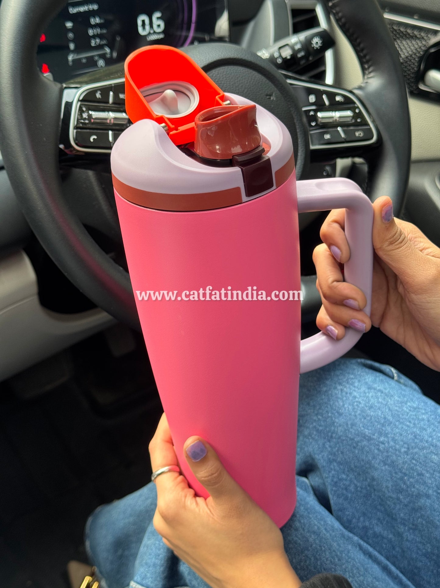 Pop Luxe Tumbler Insulated Tumbler With Handle 40(OZ)