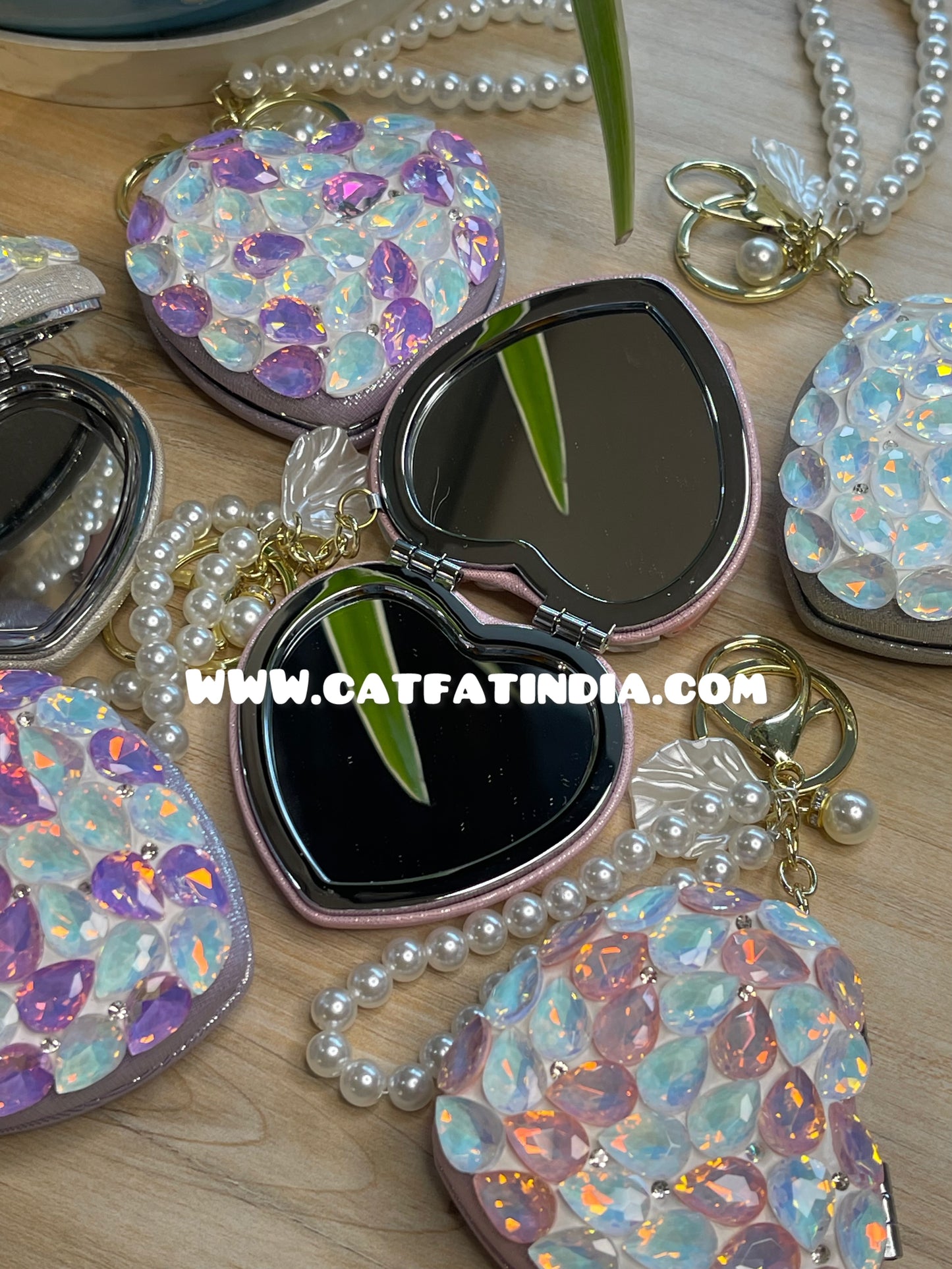 Crystal Heart Key Chains