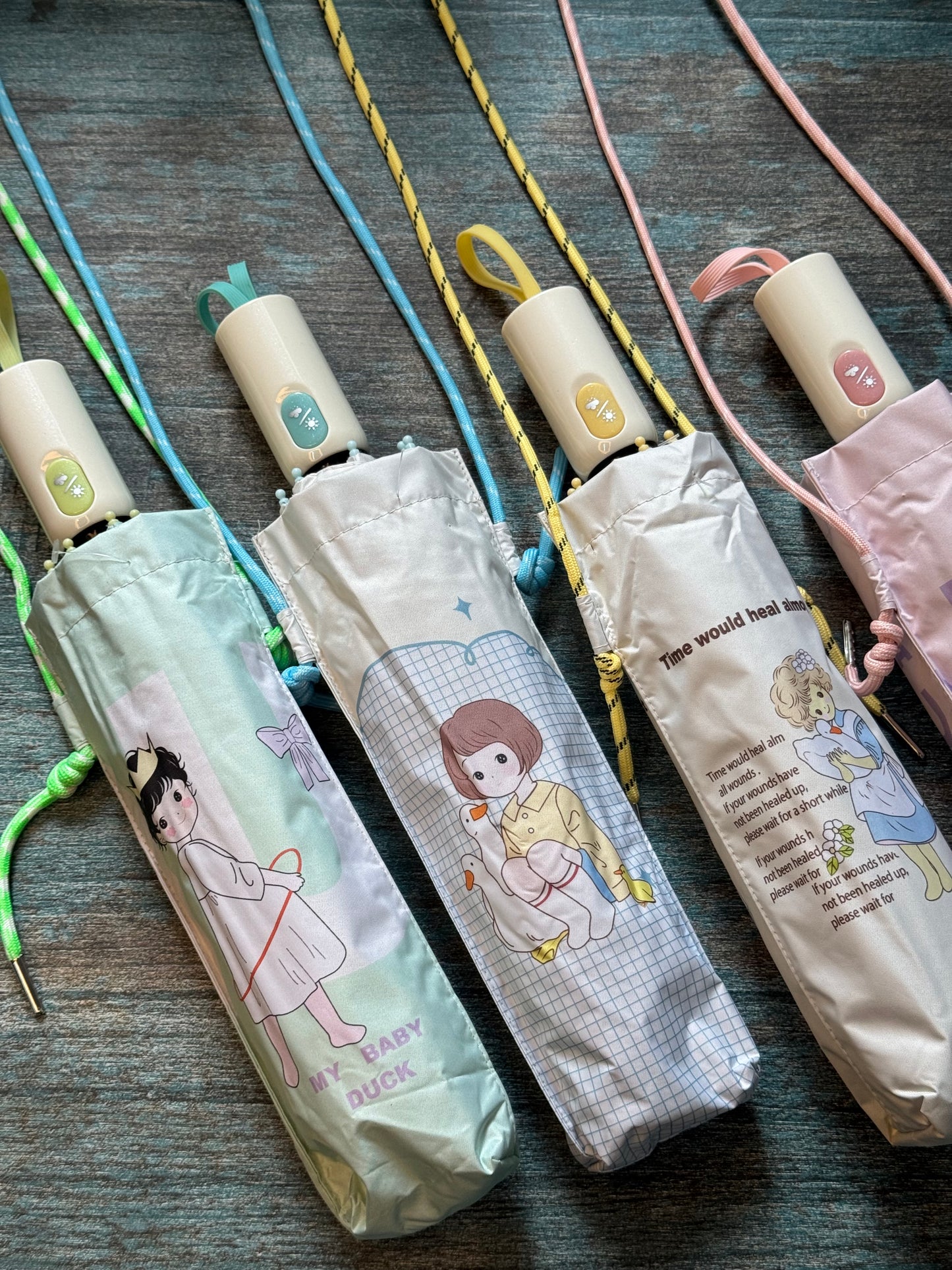 Kawaii Sling Automatic Umbrella ☂️