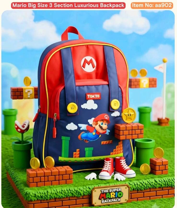 Super Mario Kids School Backpack
