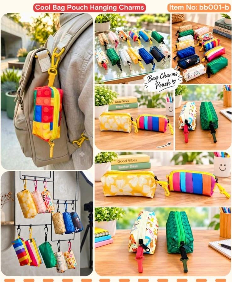 Mini Clip-On Bag Charm Pouch