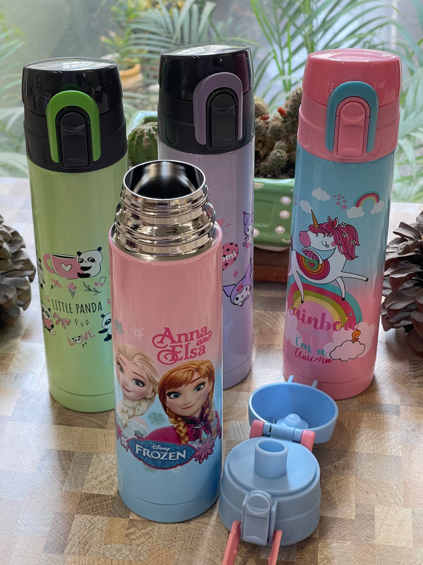 Kid character water bottle