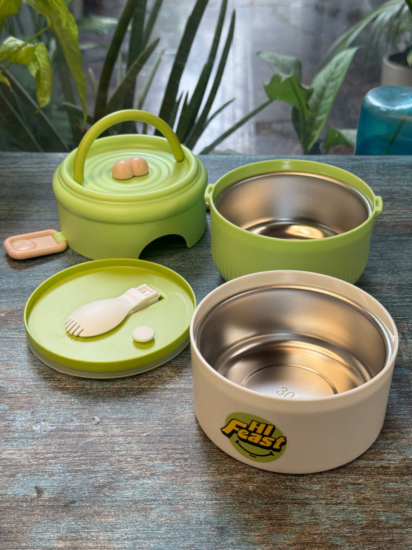 Hi Feast Double Decker Lunch Box