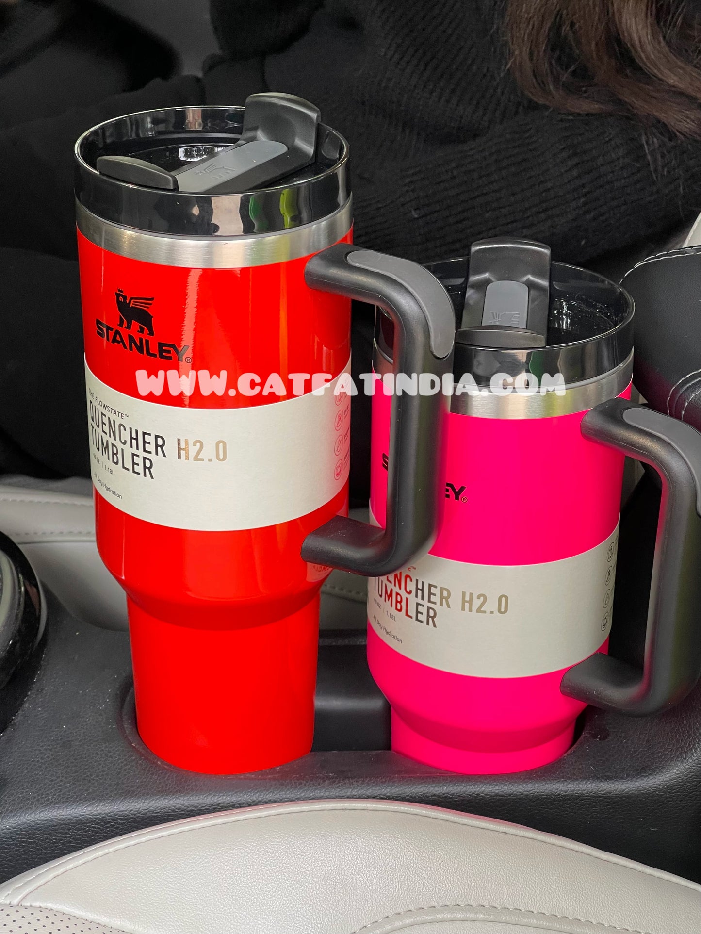 Neon Stanley Tumbler ( stainless steel )