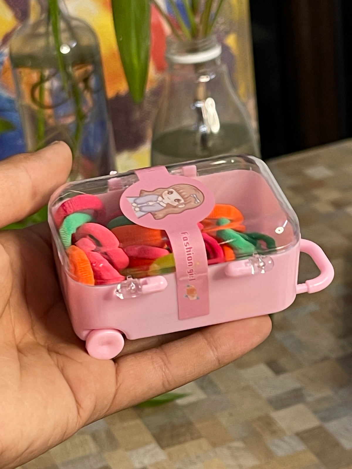 Kids Mini Trolley Hair Band With Case