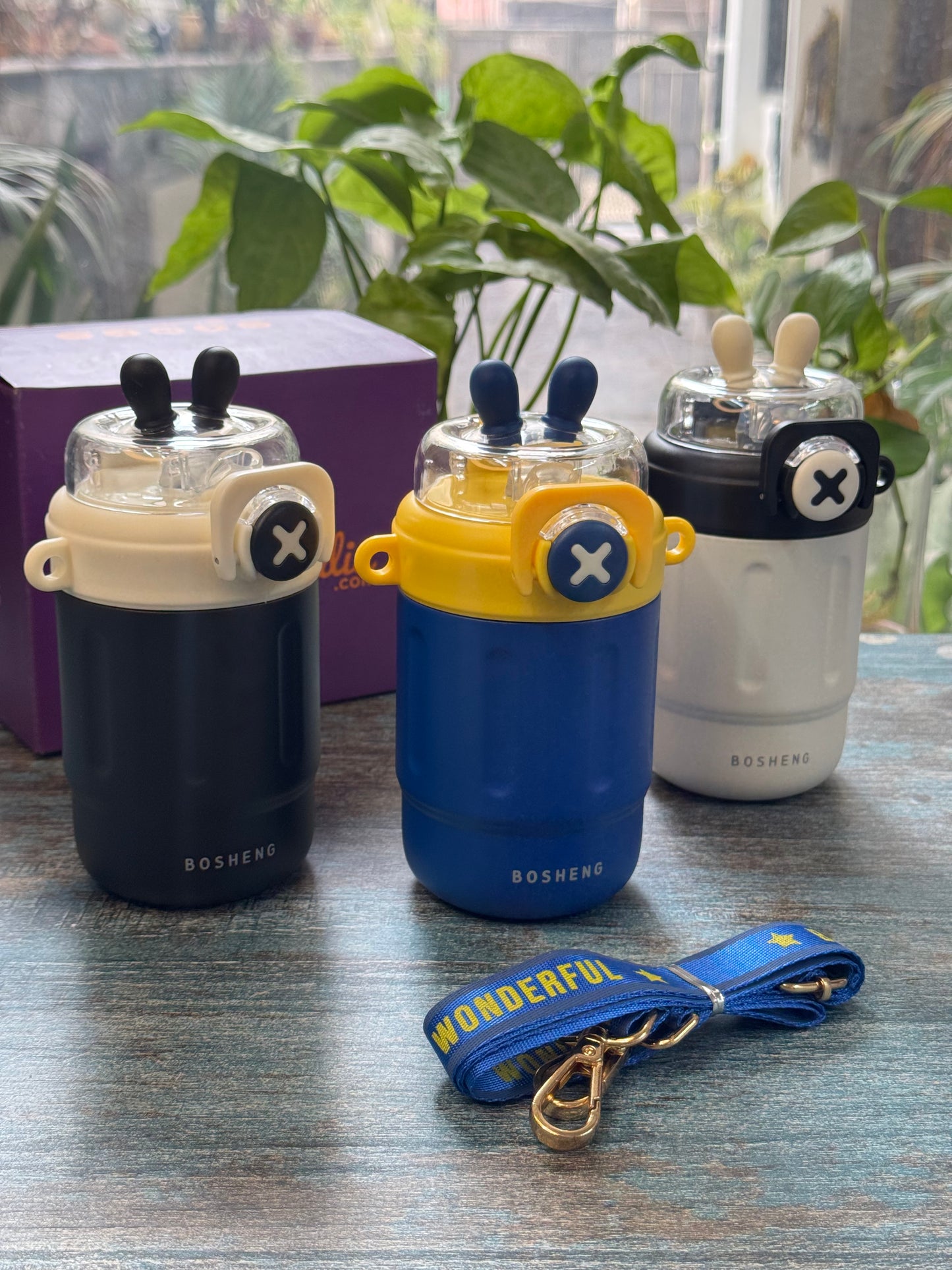Bunny Pop Portable Kids Water Bottle