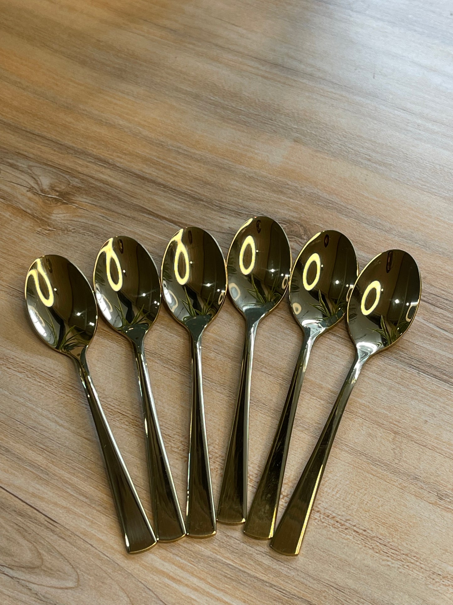 GOLDEN COLOR SPOON (SET of 6)