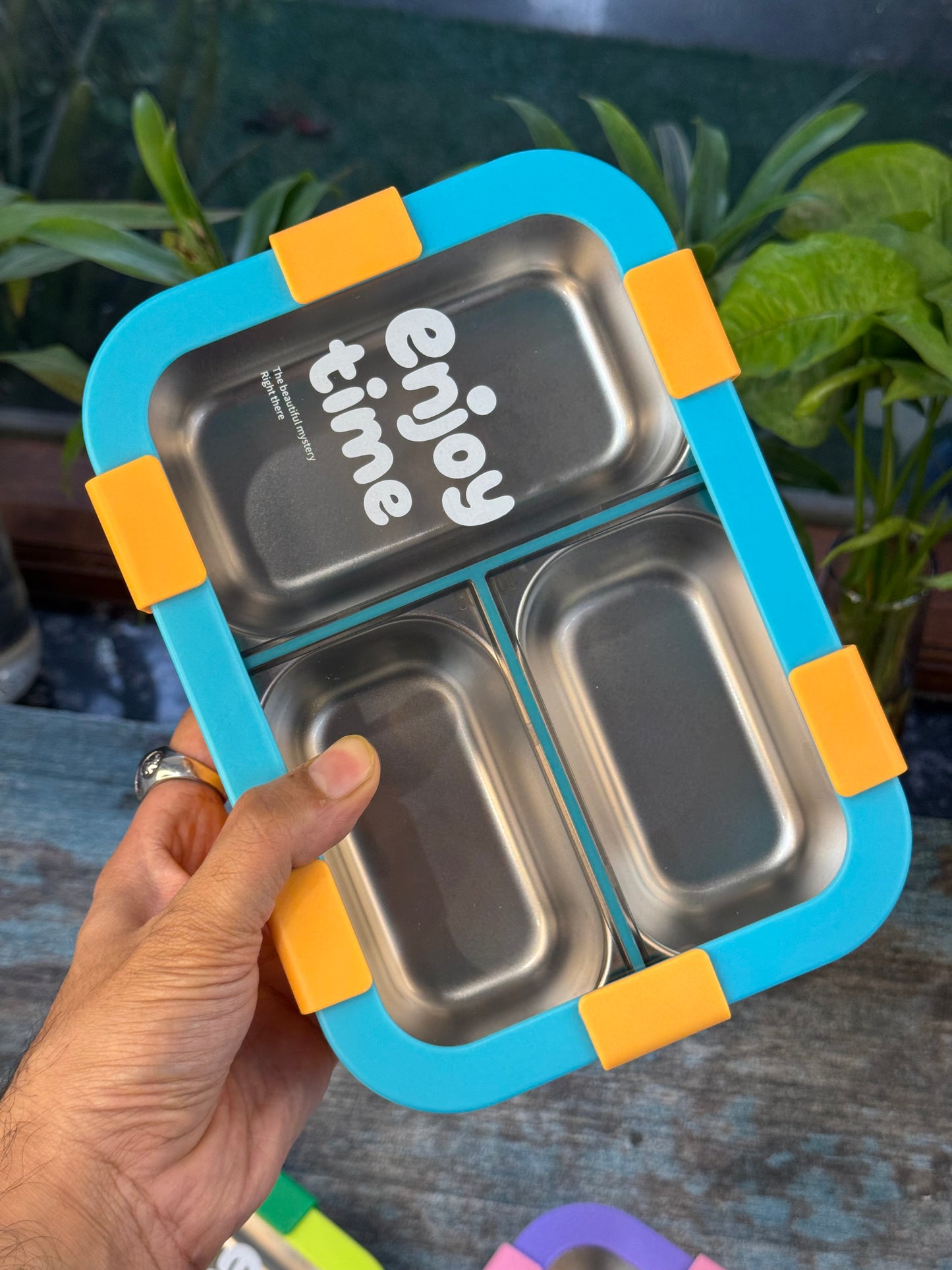 Pop Seal Bento Stainless Steel Lunch Box