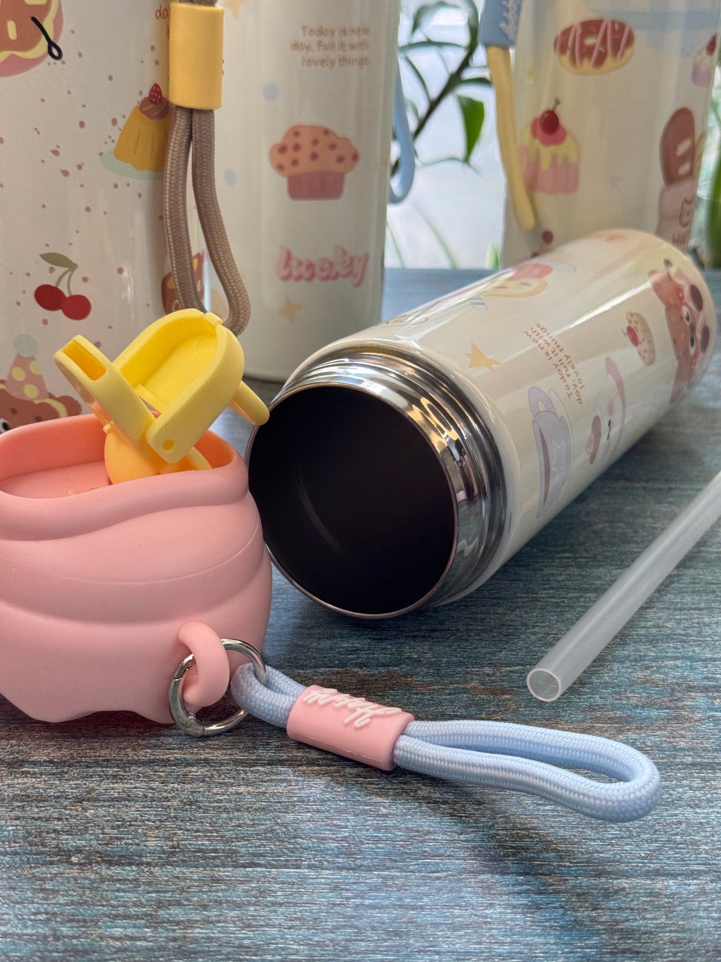 Ice-Cream Stainless Steel Bottle (600ML)