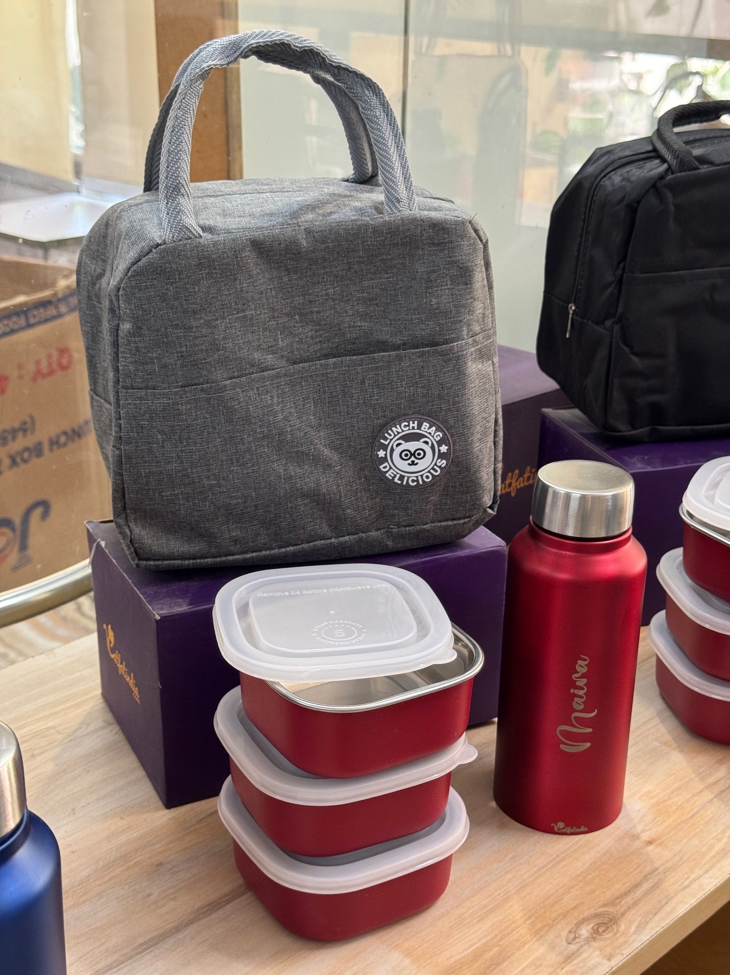 Heat Mate Combo – Lunch Set with Bottle & Bag