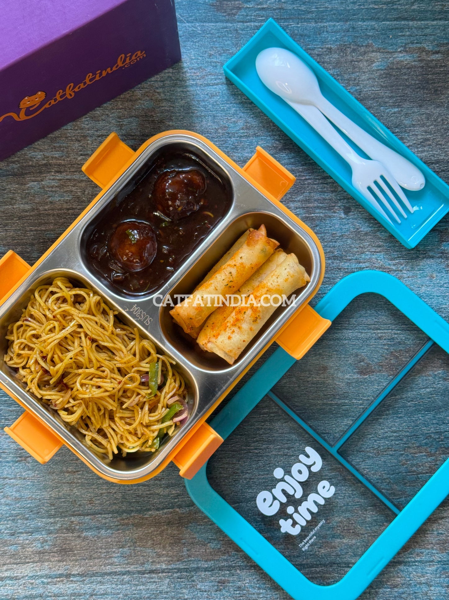 Pop Seal Bento Stainless Steel Lunch Box