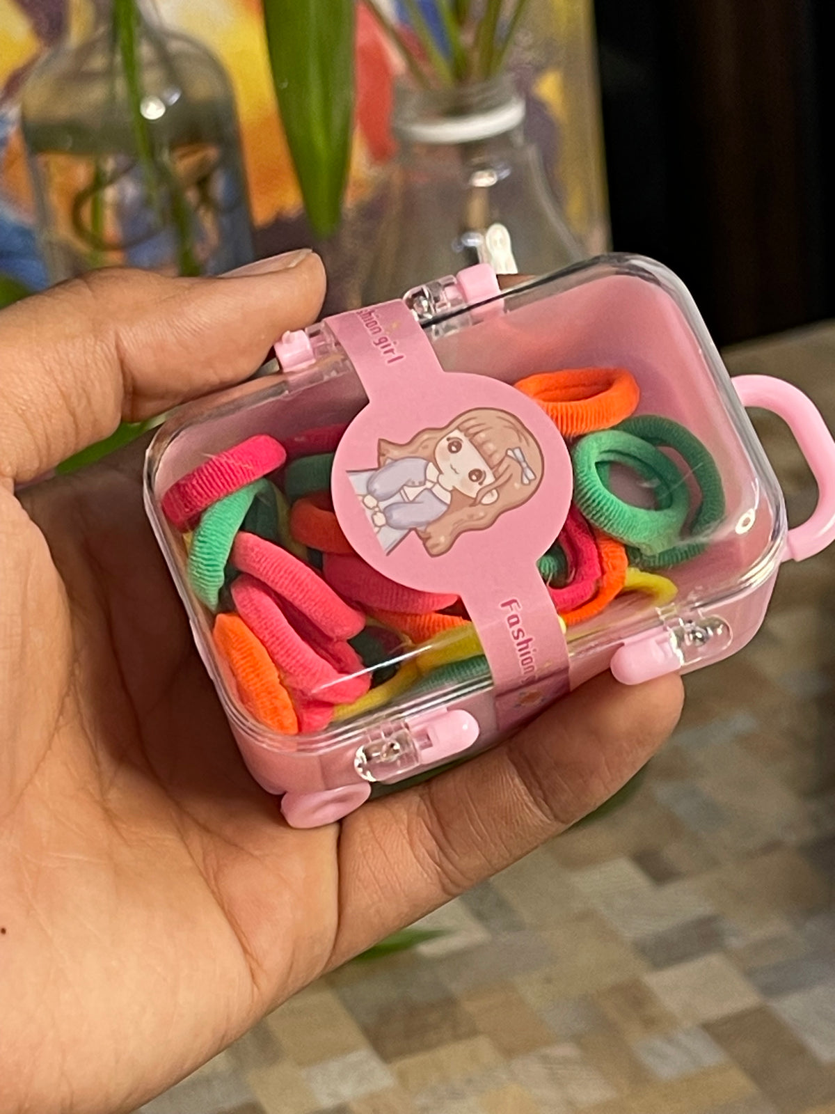 Kids Mini Trolley Hair Band With Case