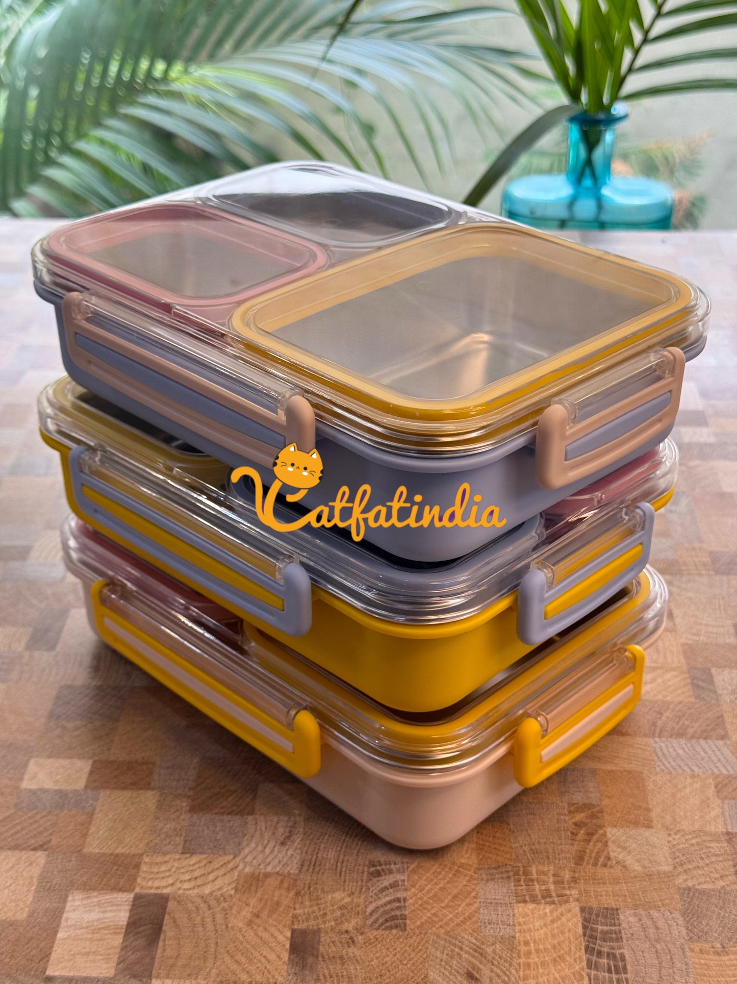 Cloudy Lunch Box (3 Compartments)