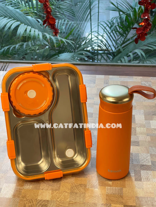 Pocket friendly combo (Bento Box+Bottle)