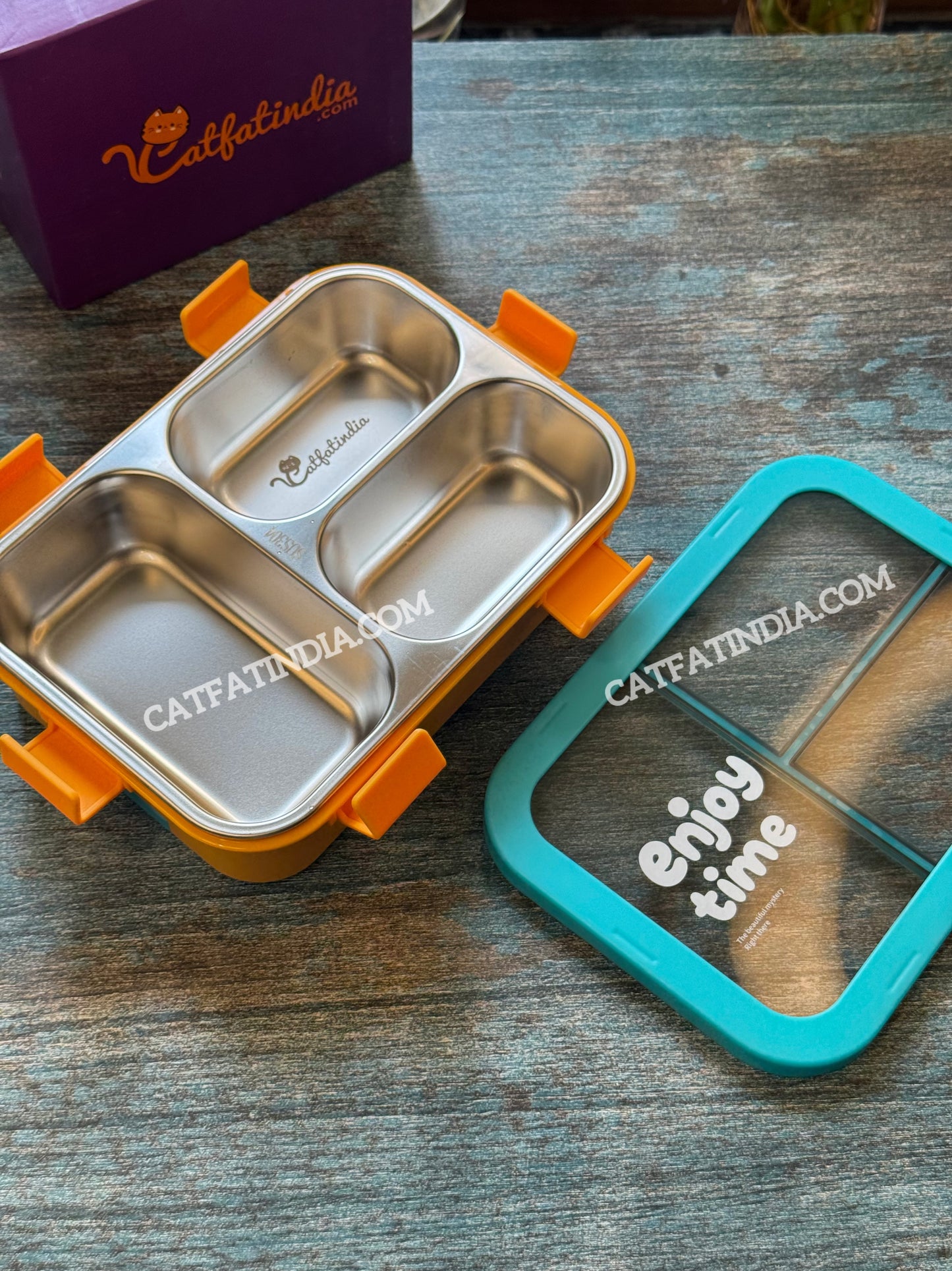 Pop Seal Bento Stainless Steel Lunch Box
