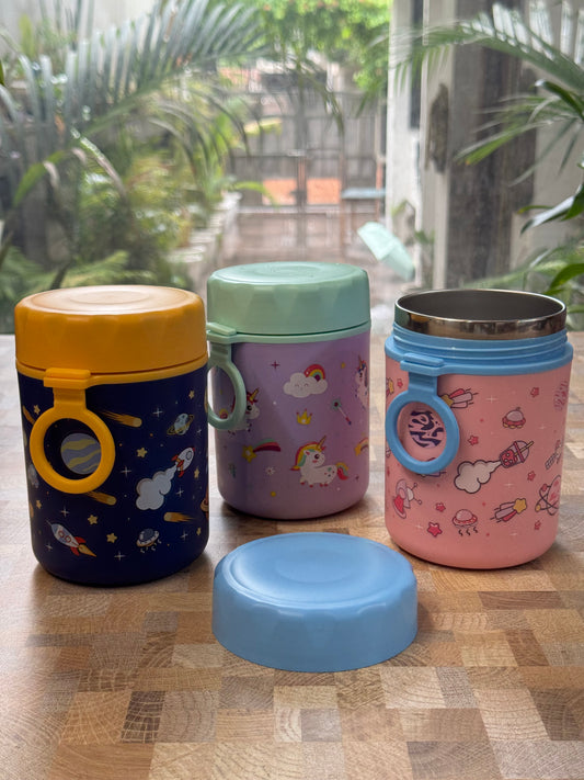 Character Stainless Steel Food Jar (480 ML)