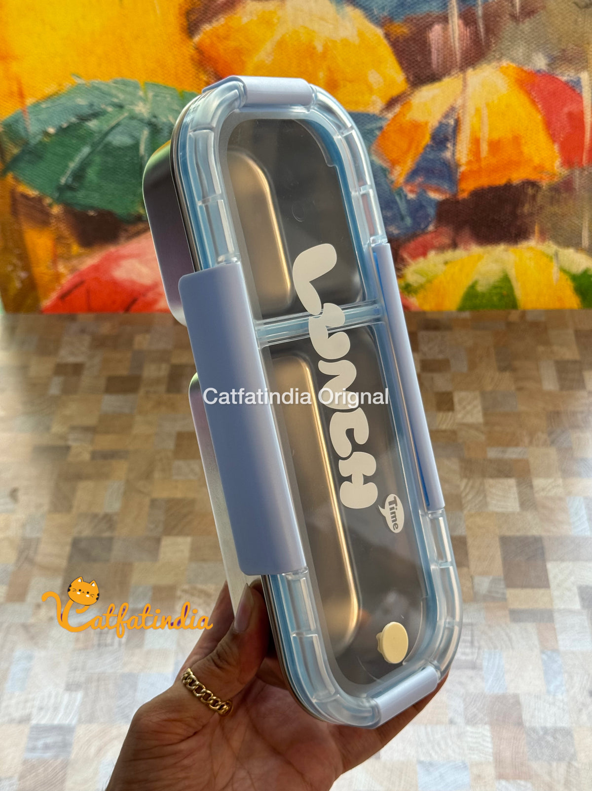 Razor Slim Stainless Steel Lunch Box