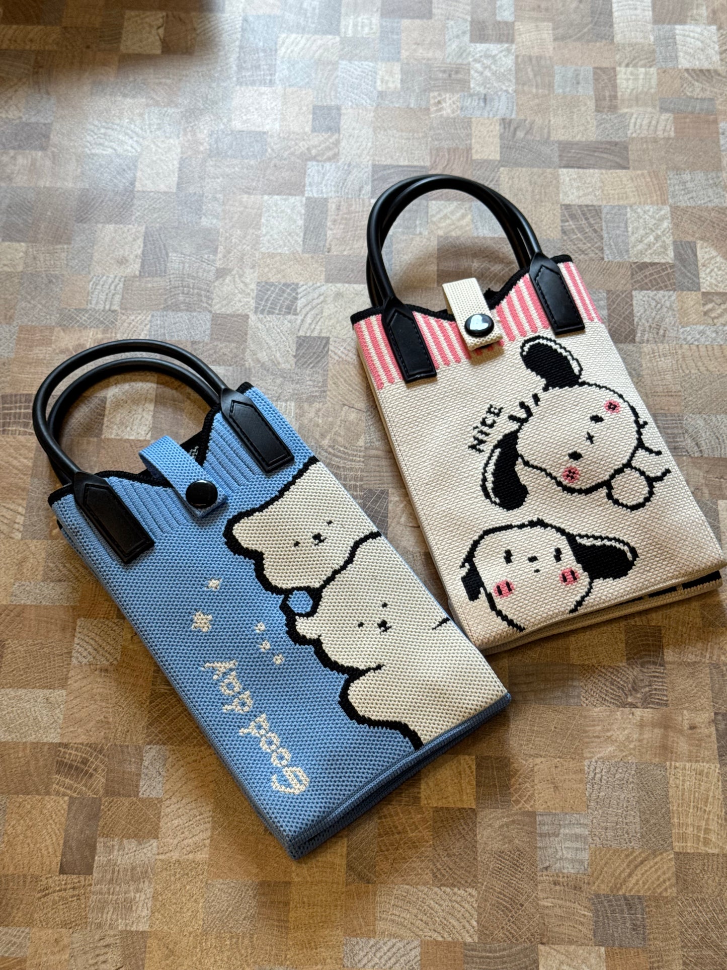 Mini Knit Sling Bag