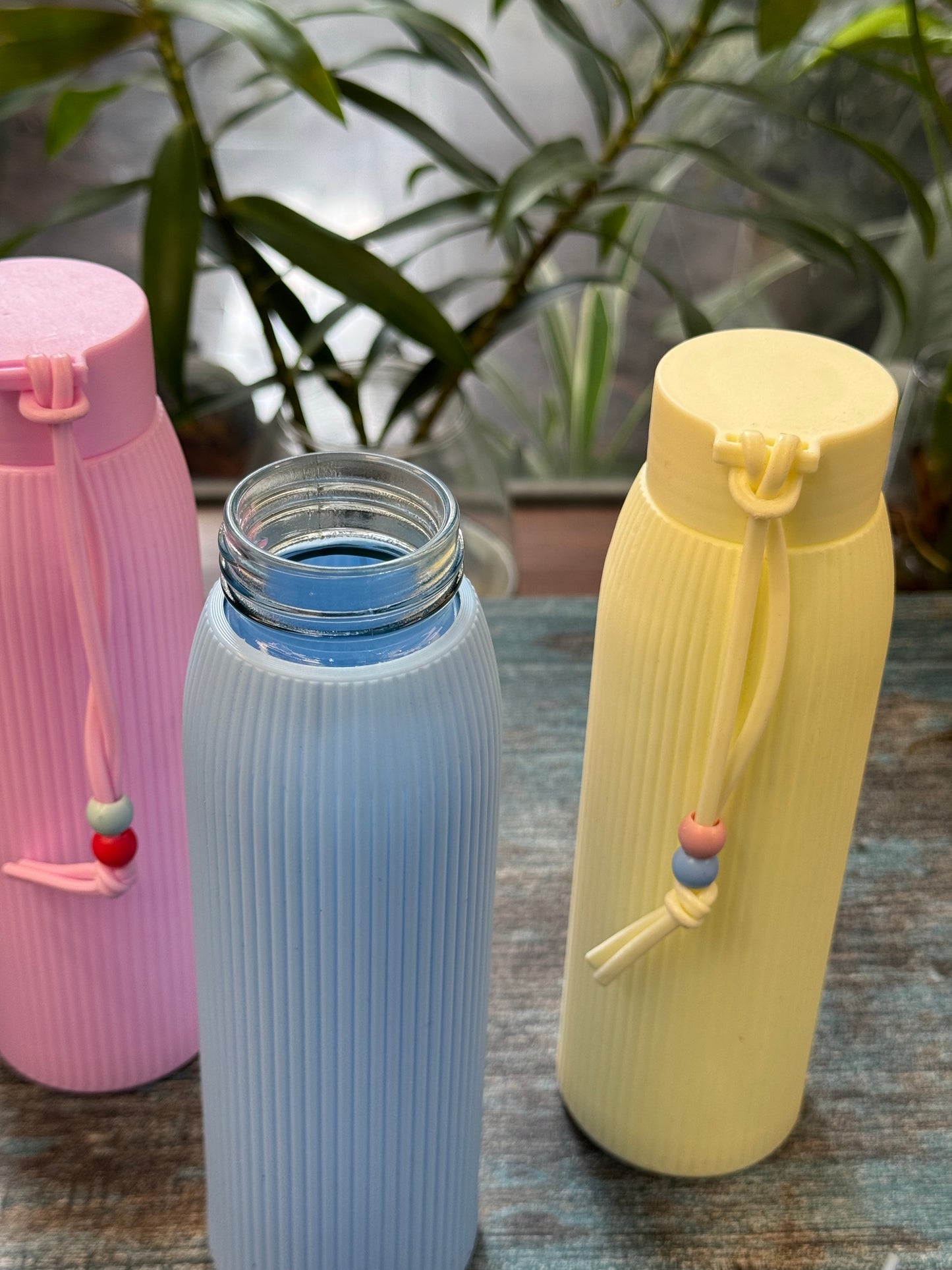 Pastel Glass Bottle