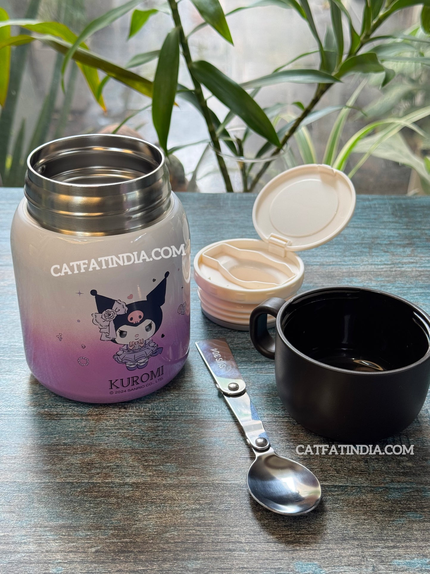 Panda & Kuromi Travel Insulated Vacuum Jug (500ML)