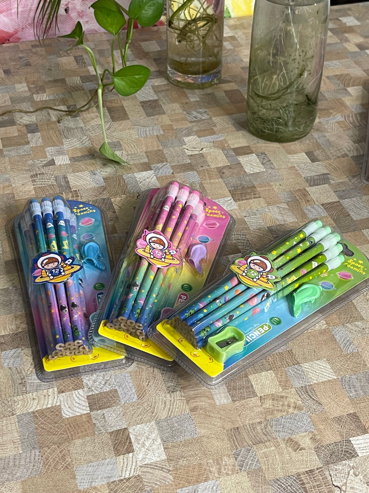 Astronaut Theme Kids Pencil Set (Pack of 12)