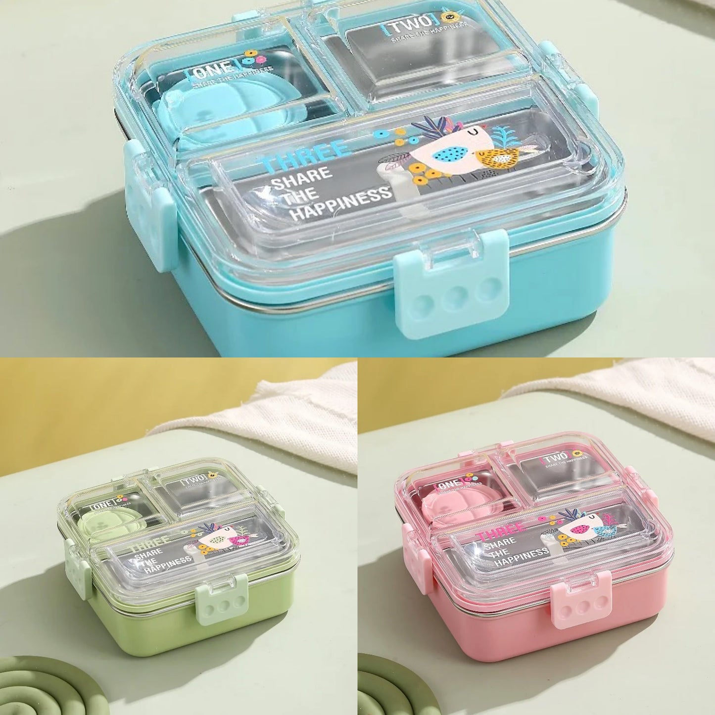 Fusion bento box ( stainless steel)