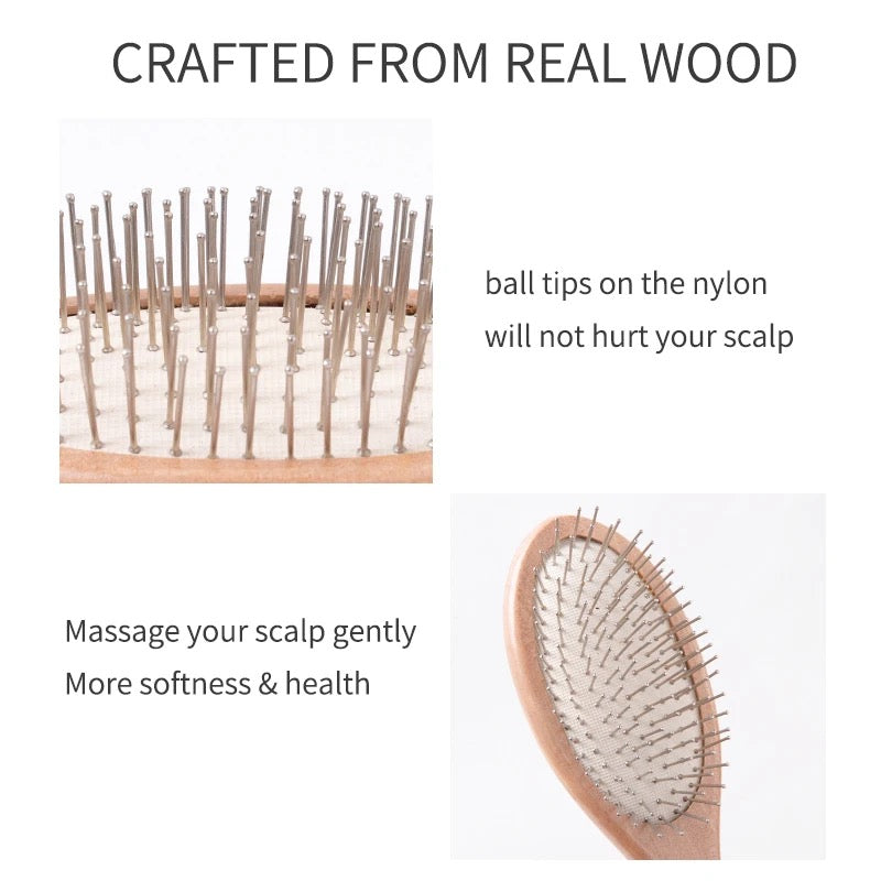 Bamboo Oval Comb