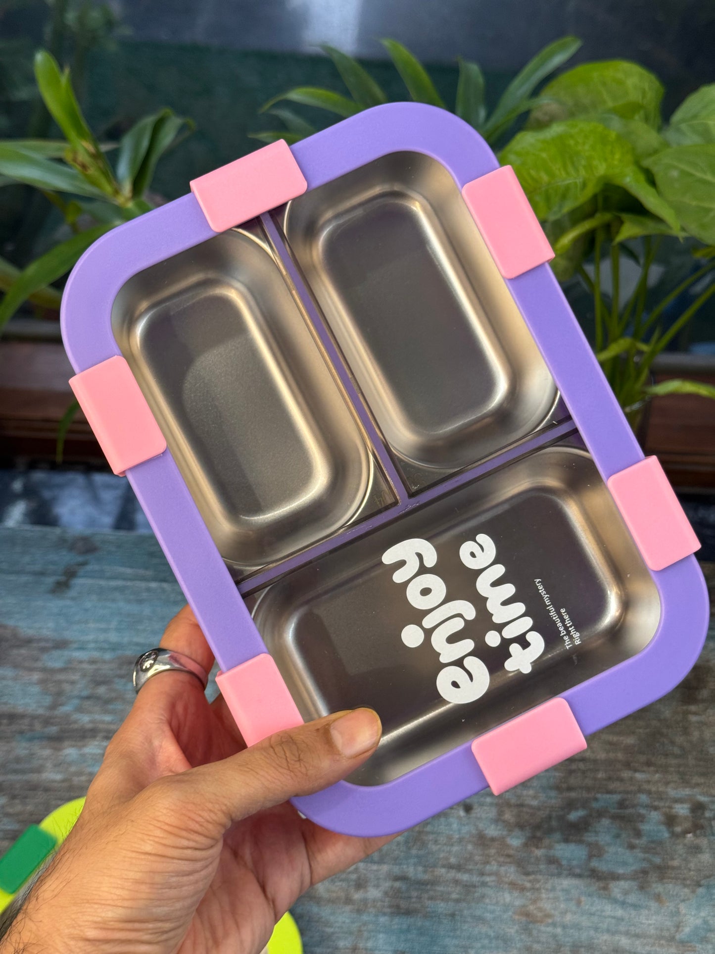 Pop Seal Bento Stainless Steel Lunch Box