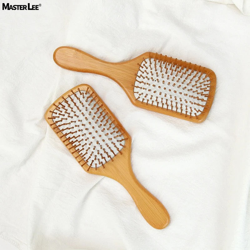 Rectangle Bamboo Bristles Comb