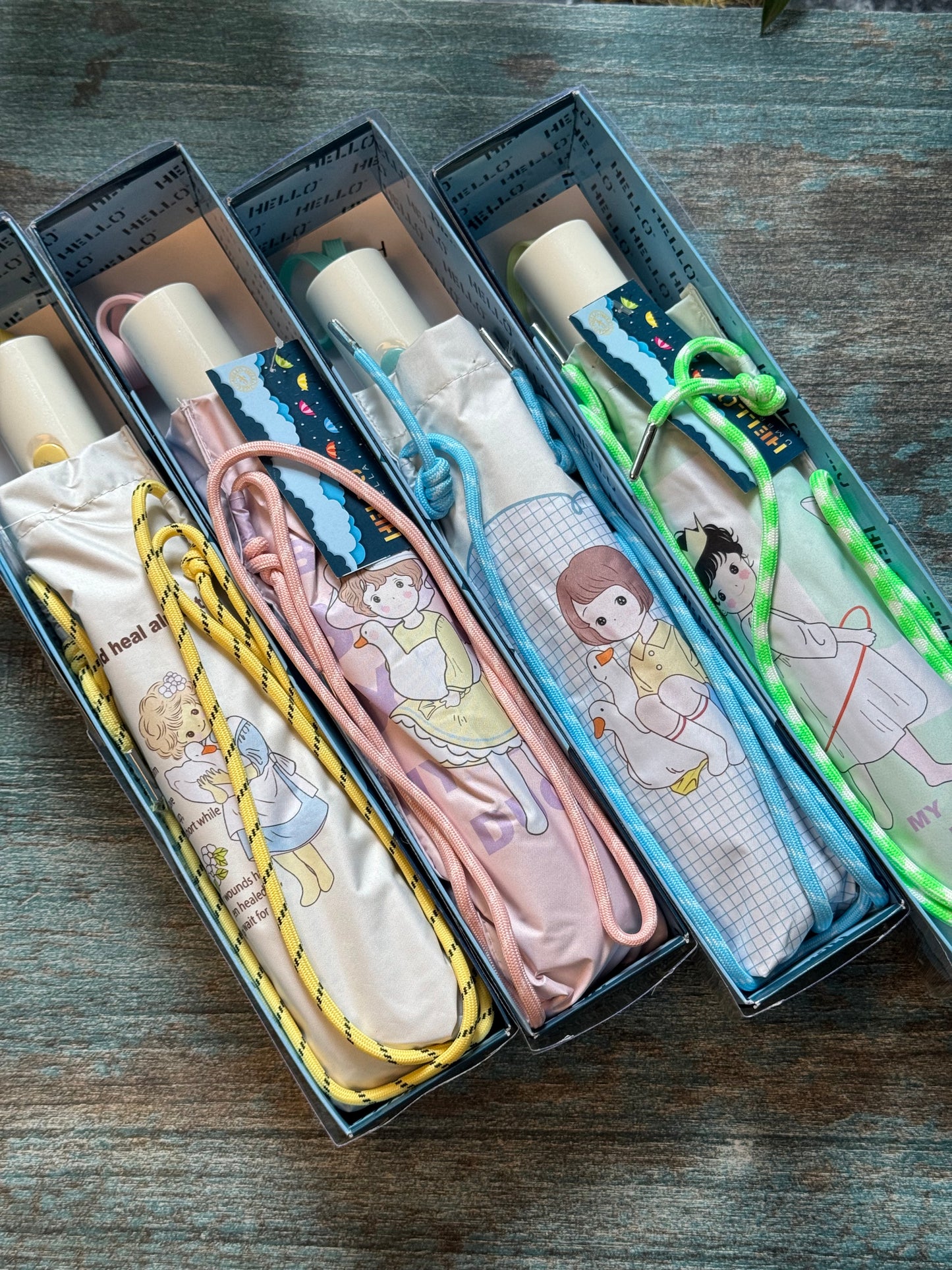 Kawaii Sling Automatic Umbrella ☂️