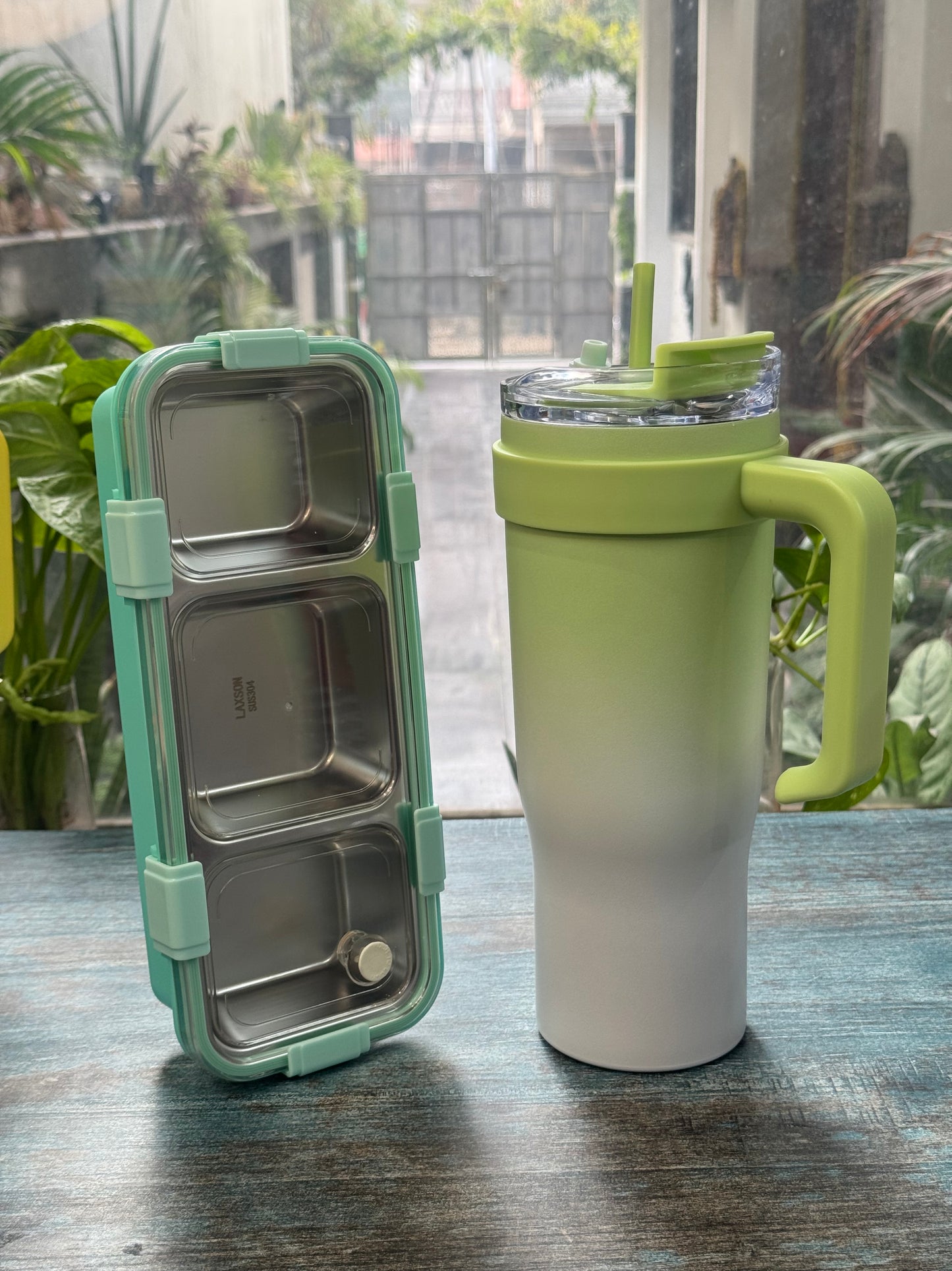 Pastel Hues Combo (Lunch Box+Tumbler)