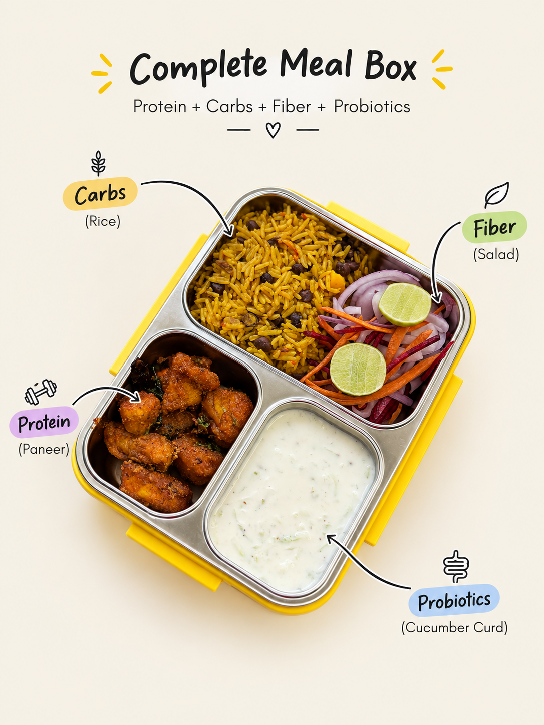 Balanced Meal Lunch Box