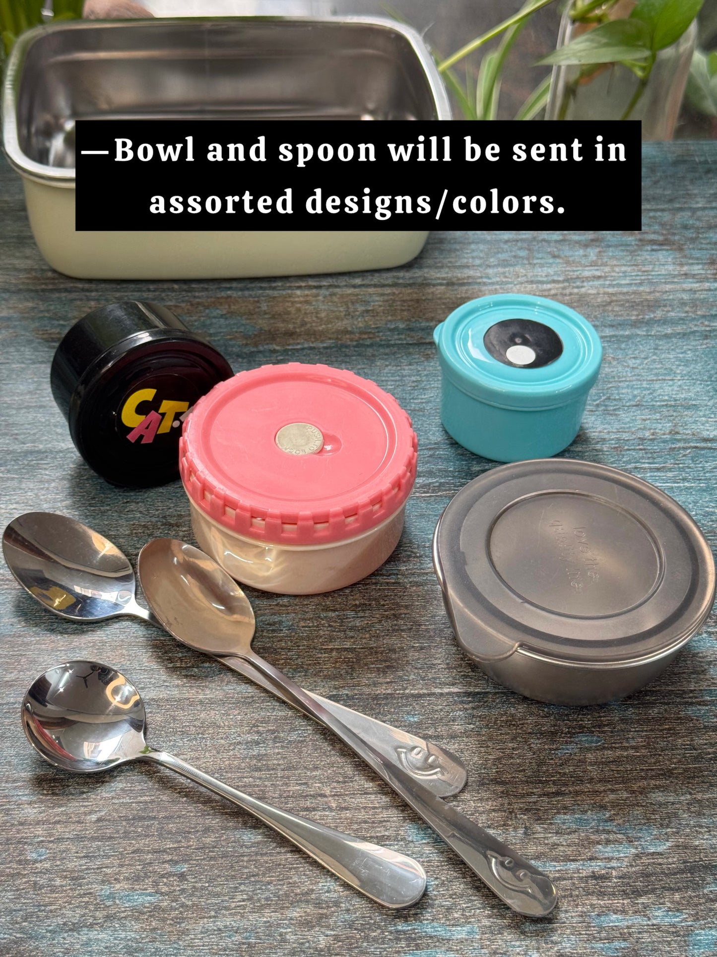 Bright Bite Steel Lunch Box