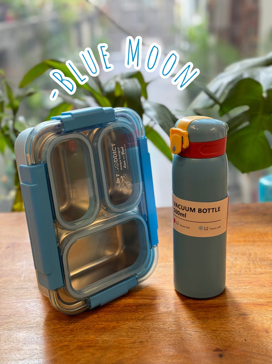 Mamma Mia Combo (Tokyo leakproof Bento Lunch Box+Spring Blossom Bottle)
