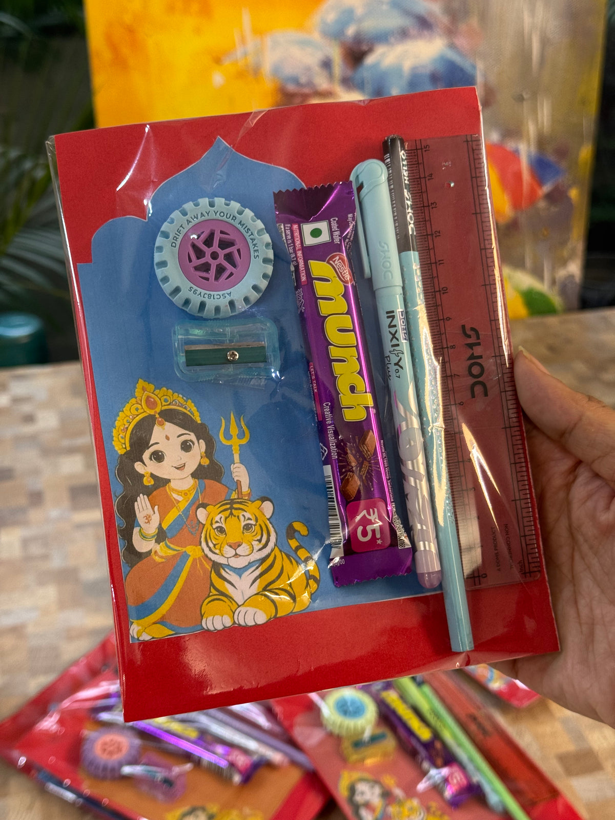 Navratri Kanya Pujan Return Gift Set - 6-in-1