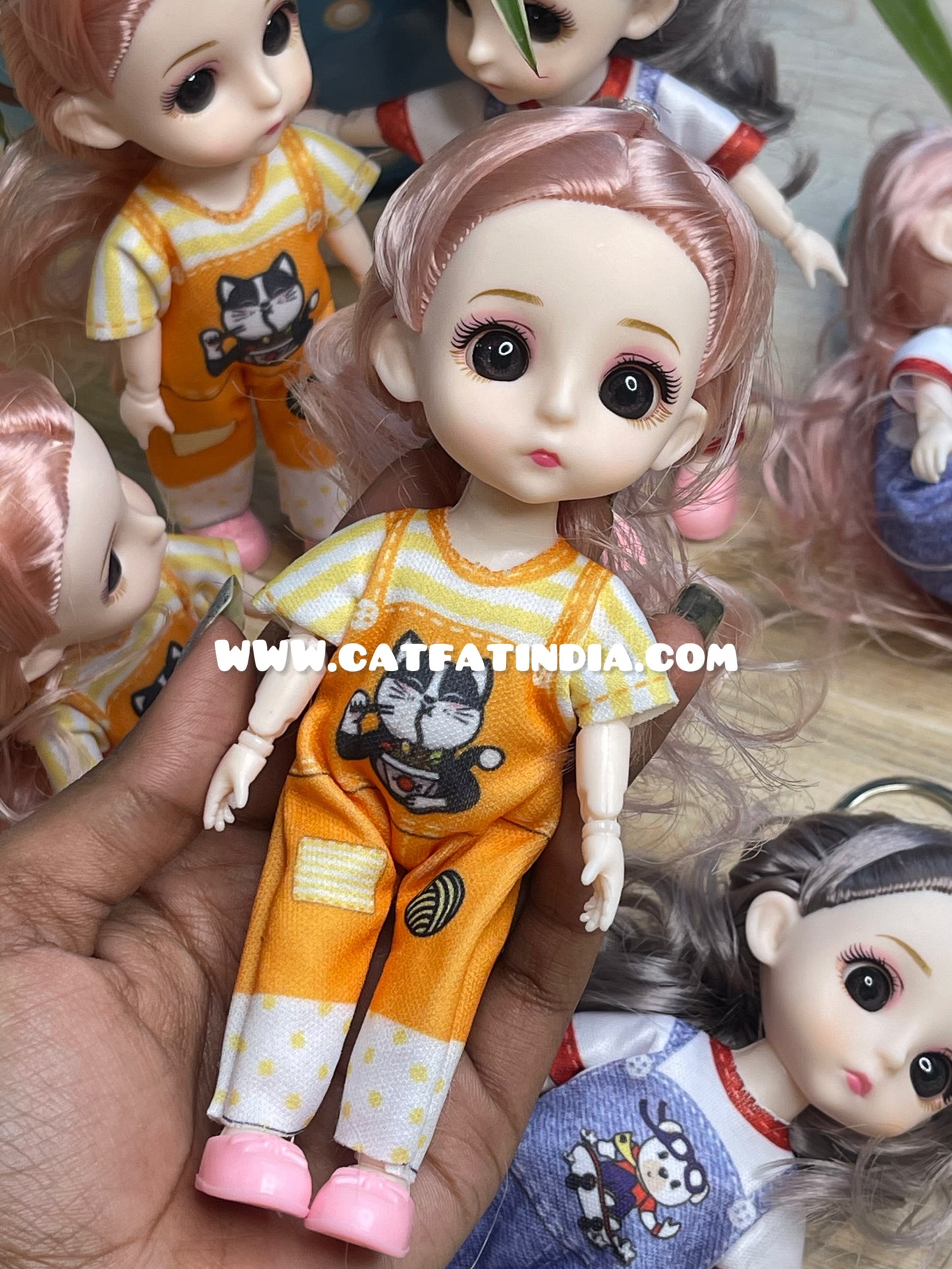 Mini Fashion Dolls keychain