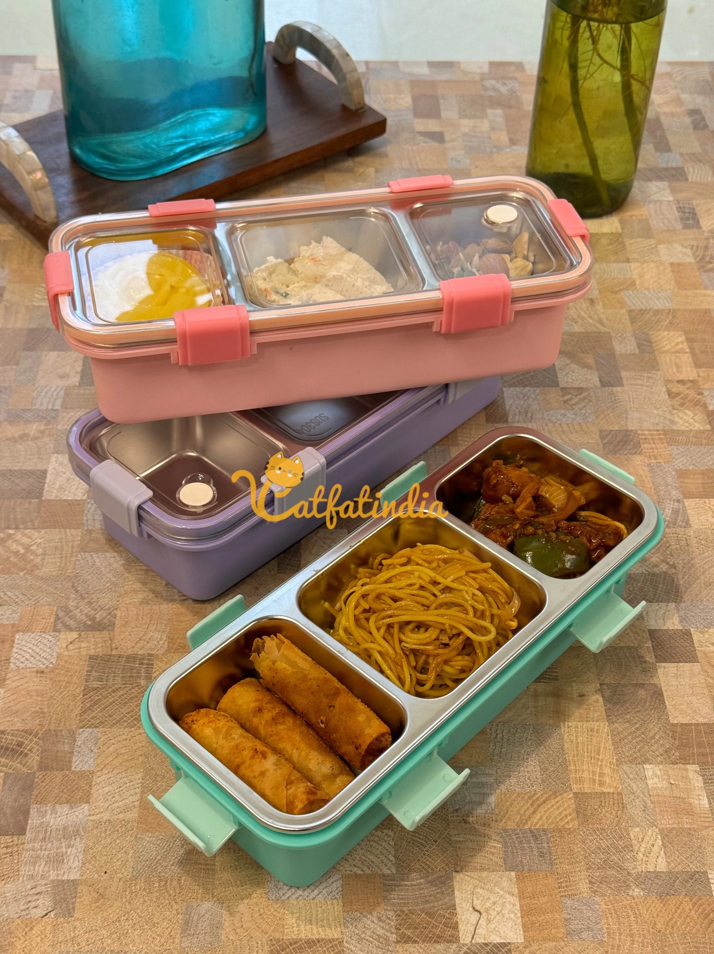 Pastel Hues Combo (Lunch Box+Tumbler)