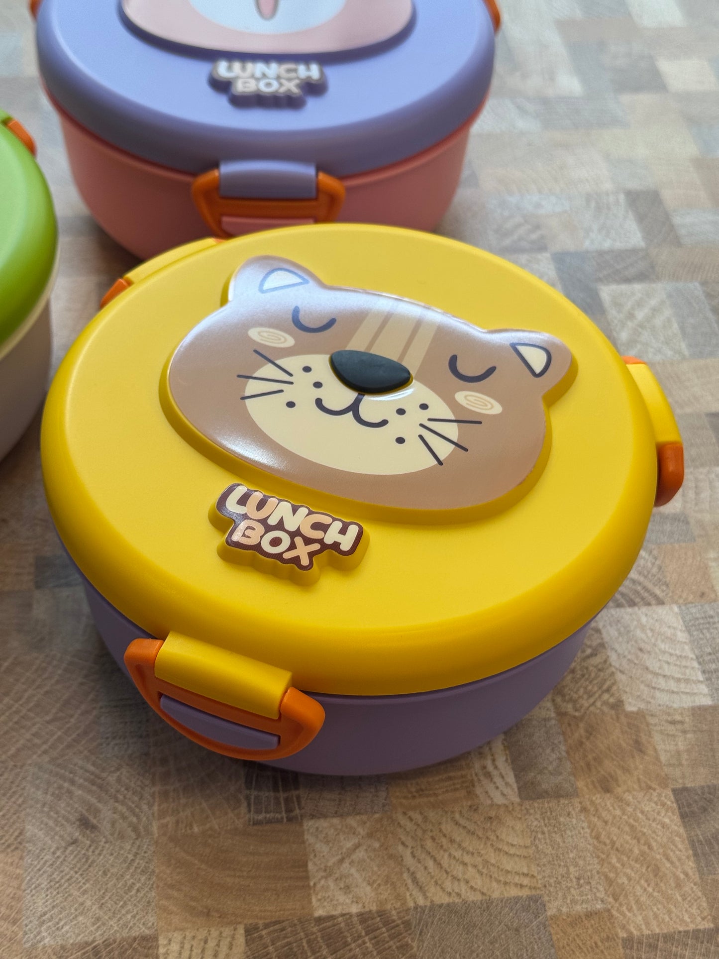 Happy Joy Round Bento Box