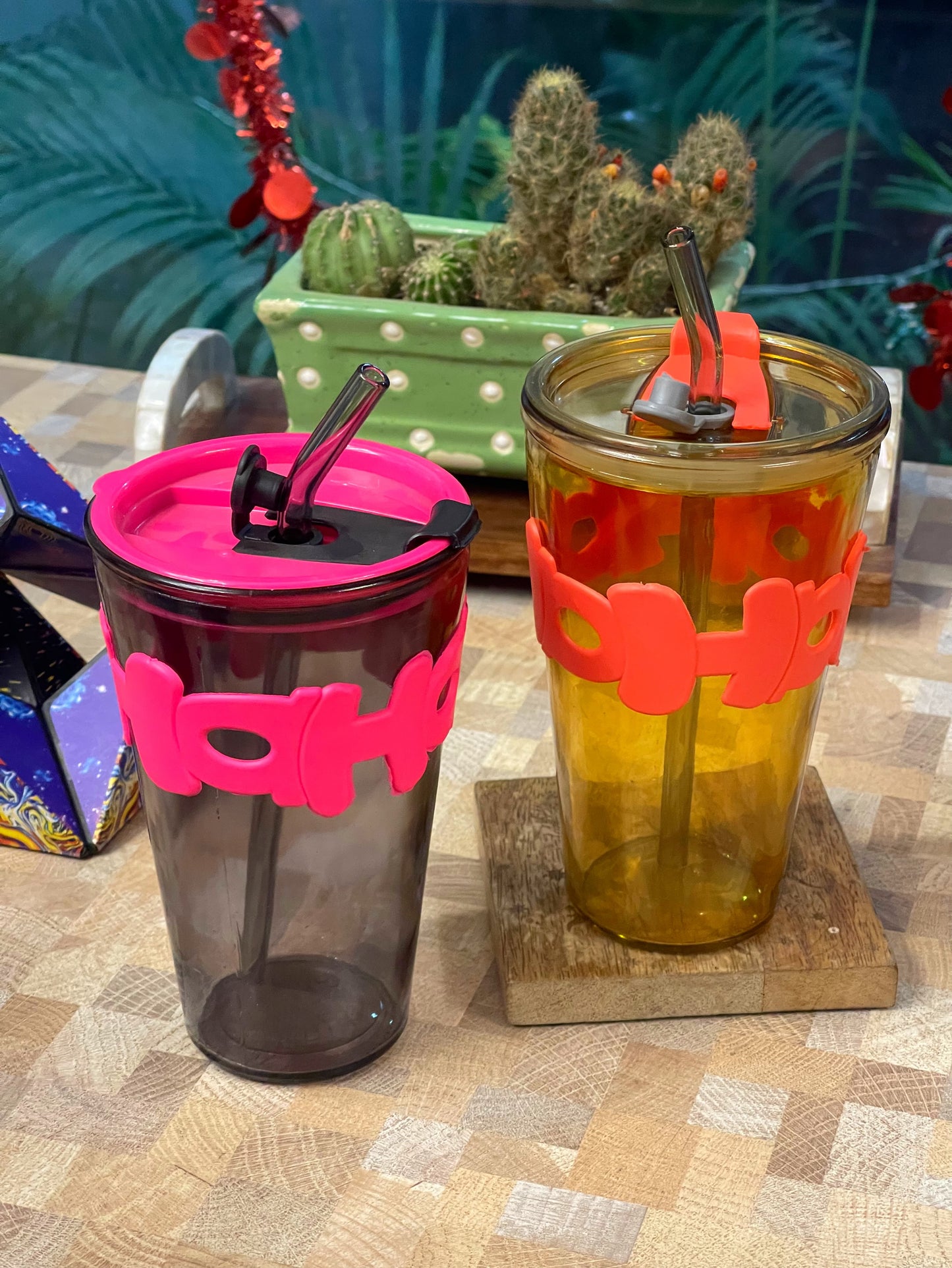 HoHo mirror glass tumbler ( transparent- opec)