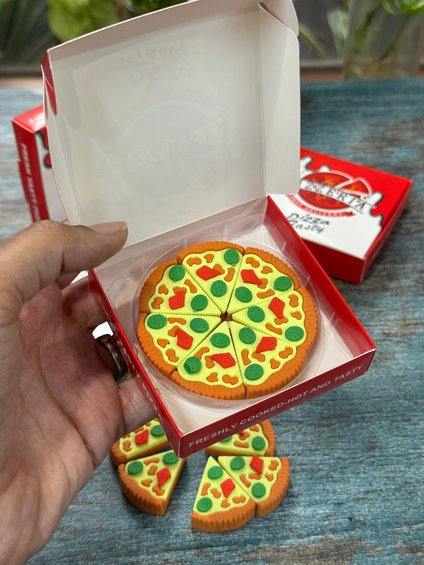 Creative Box Pizza Eraser