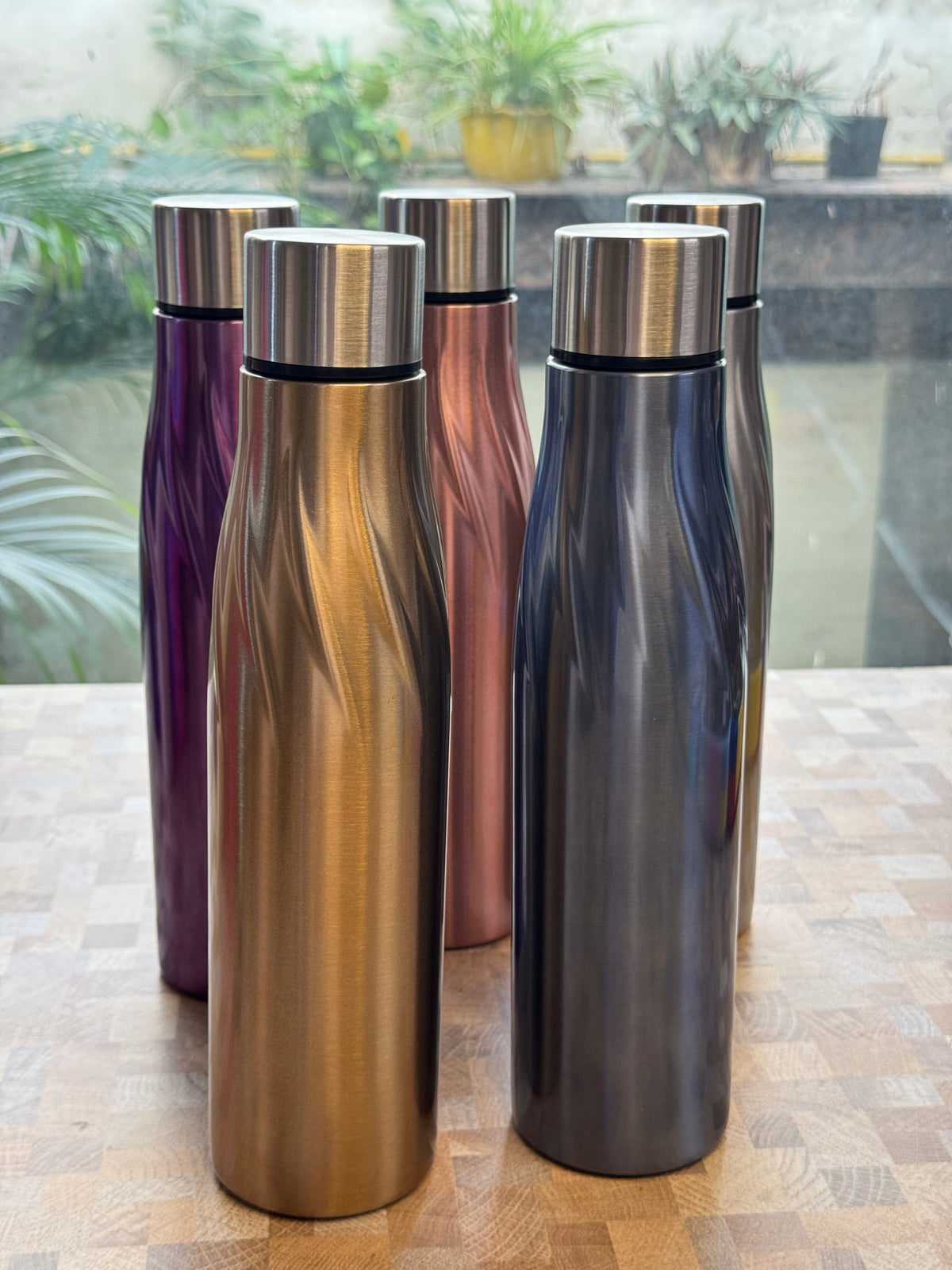 Signature Curve Steel Bottle