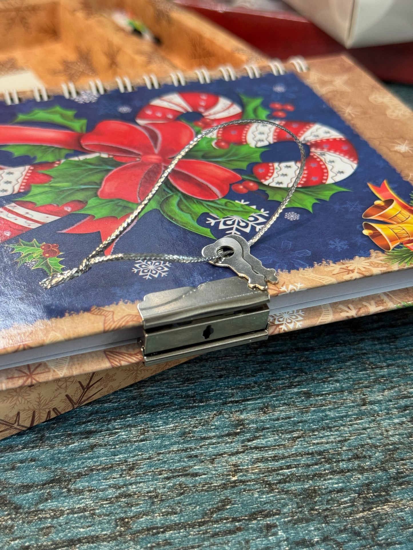 Christmas Secret Diary Gift Set with Lock & Pen – Kids Writing Kit